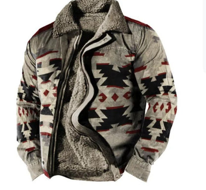 Thickened Side Seam Pocket Casual Zipper Loose Wolf Cotton Jacket - ARCHSHOPE