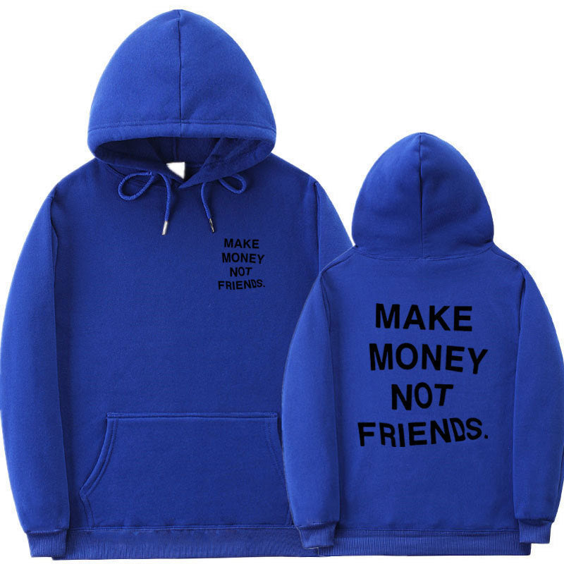 Letter printed Hoodie men's and women's fleece hoodies - ARCHSHOPE