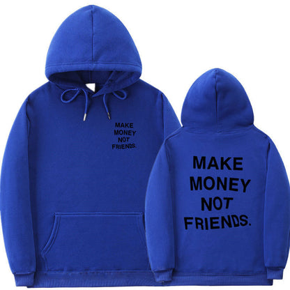 Letter printed Hoodie men's and women's fleece hoodies - ARCHSHOPE