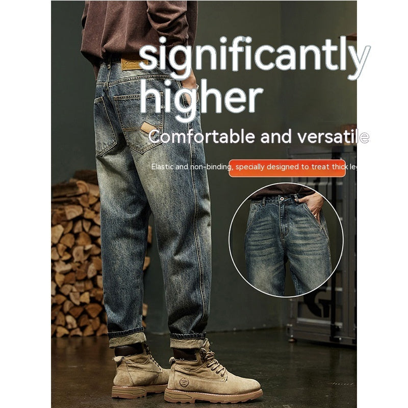 Men's Loose Straight Cargo Pants
