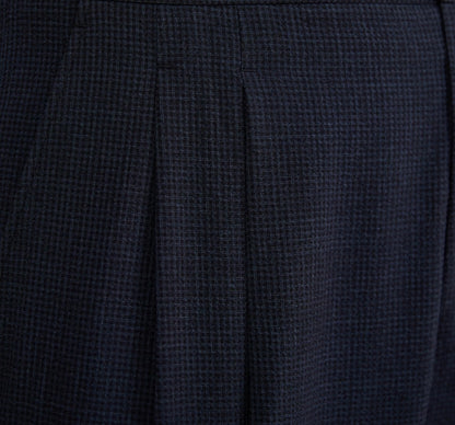 High Waist Straight Pants Houndstooth Versatile Neapolitan Breathable Casual Suit Pants
