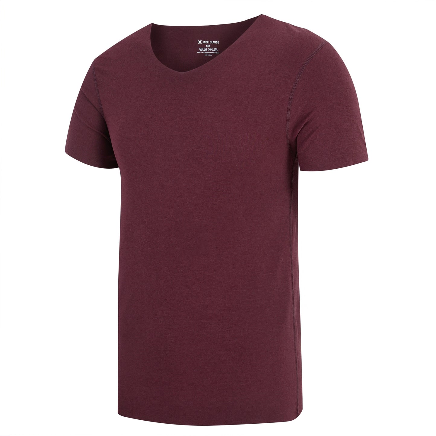 Cut half-sleeved solid color bottoming shirtr bottoming shirt - ARCHSHOPE