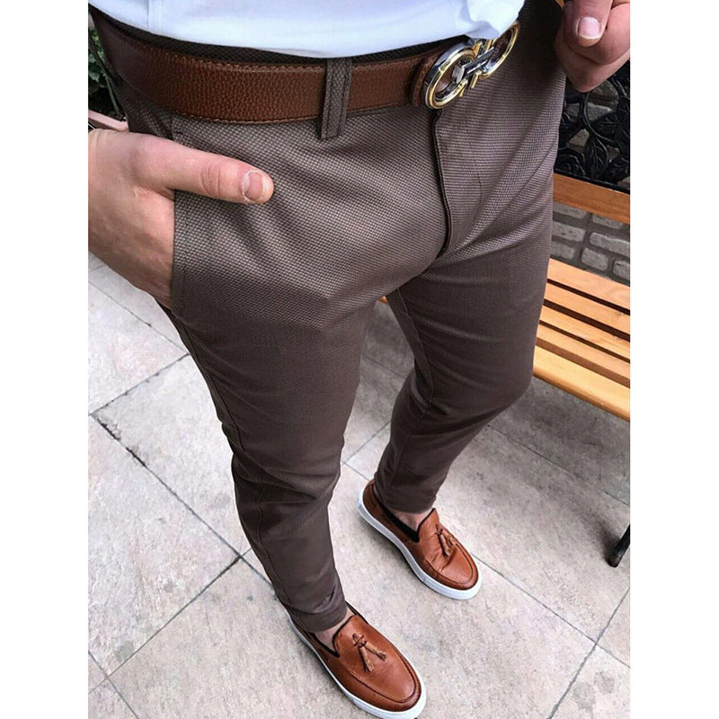 Fit Casual Trousers Men's Suit Pants Trend