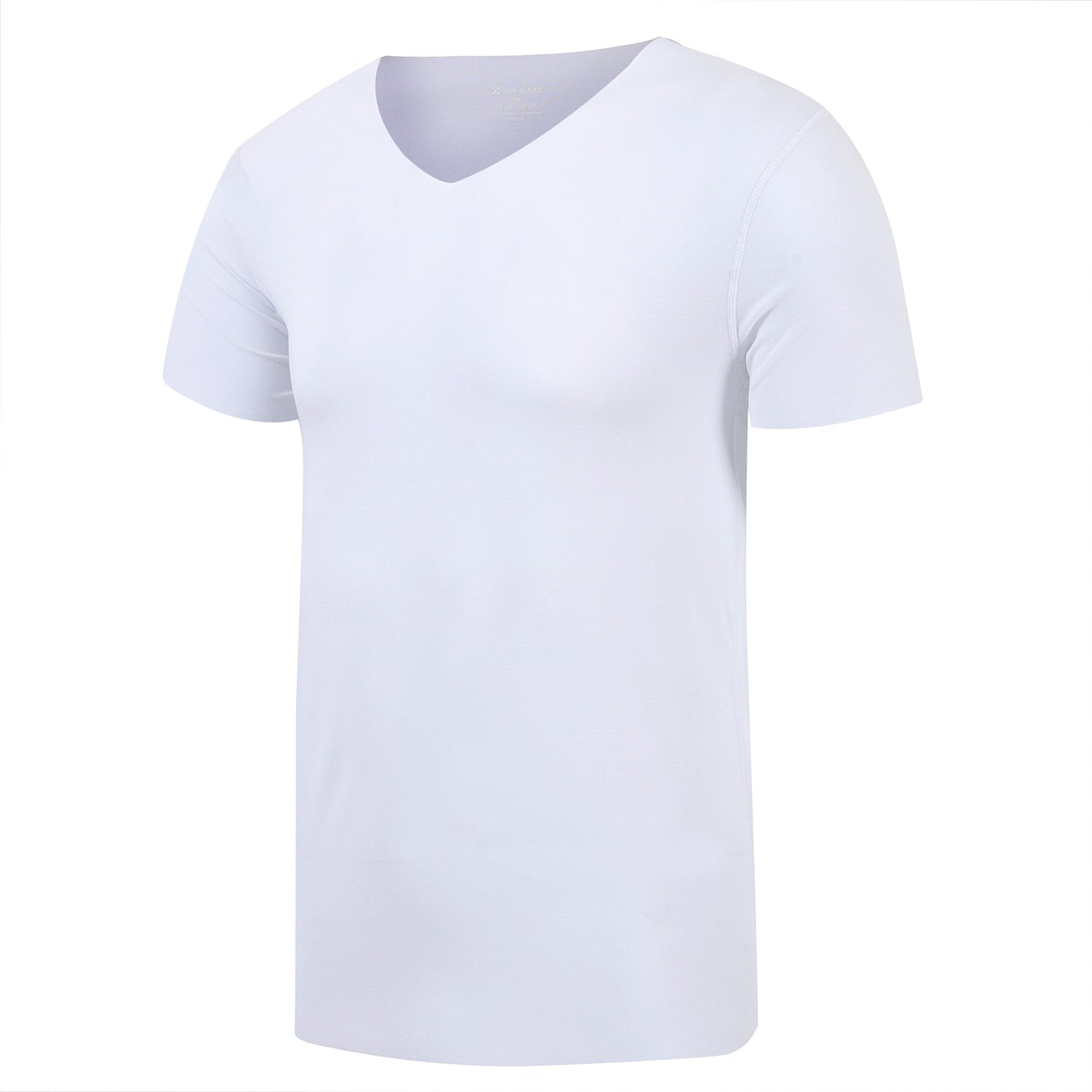 Cut half-sleeved solid color bottoming shirtr bottoming shirt - ARCHSHOPE