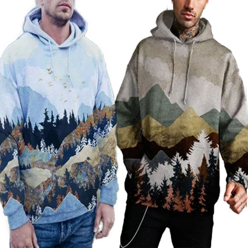 Printed Super Flexible Hoodie Casual Hoodie - ARCHSHOPE