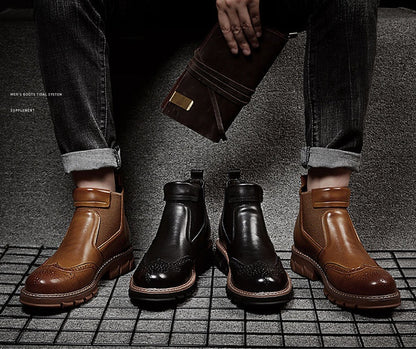 Martin Platform Retro Ankle Heat Preservation Boots
