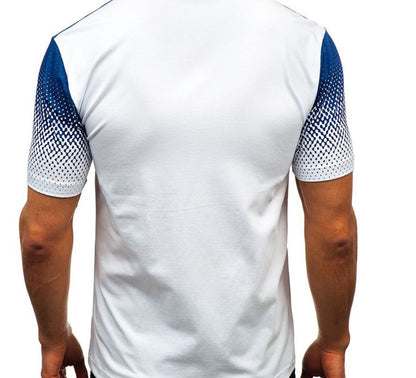 Lapel print short sleeve - ARCHSHOPE