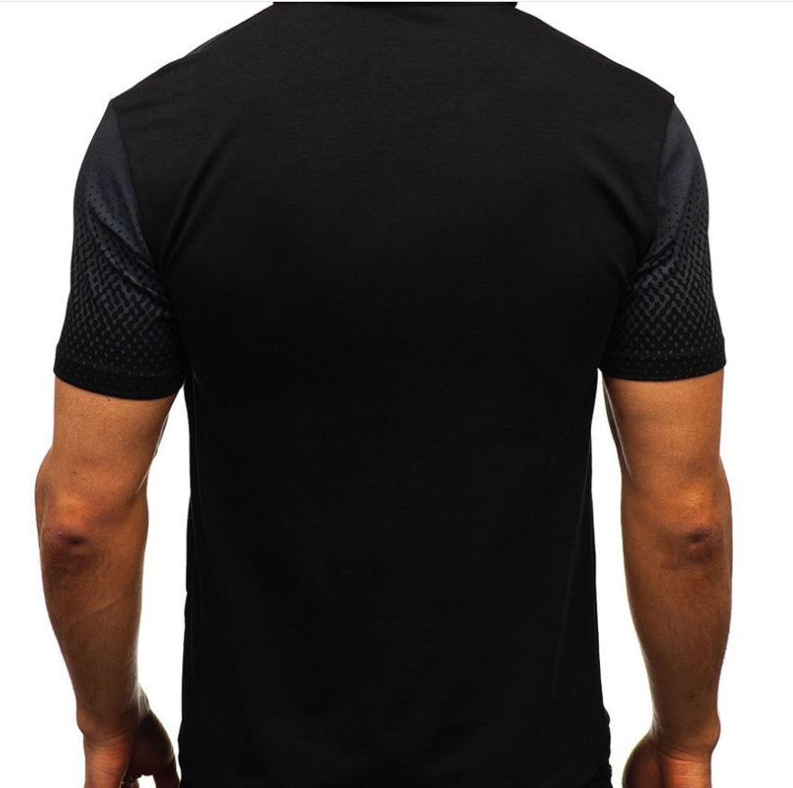 Lapel print short sleeve - ARCHSHOPE