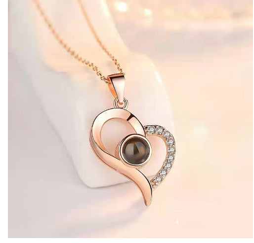 Valentines Day Gift Soap Rose Gift Box Crystal Pendant Necklace Eternal Flower Jewelry Box Set Wedding Birthday Gift For Girlfriend - ARCHSHOPE