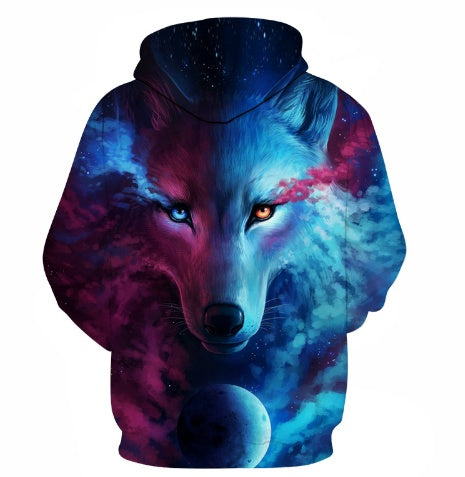 Wolf Printed Hoodies Men 3D Sweatshirt - ARCHSHOPE