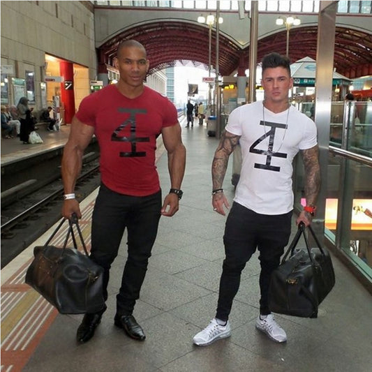 Tight-fitting male short-sleeved training - ARCHSHOPE