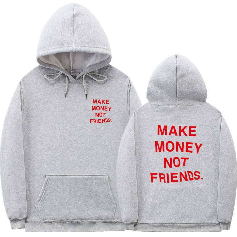 Letter printed Hoodie men's and women's fleece hoodies - ARCHSHOPE