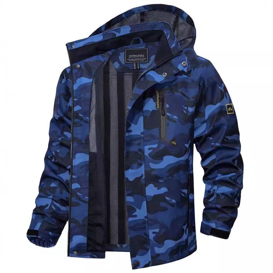 New Casual Fall Men's Long Sleeve Hooded Jacket Coat - ARCHSHOPE
