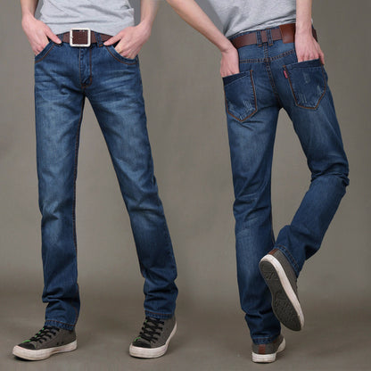Breathable casual men's jeans
