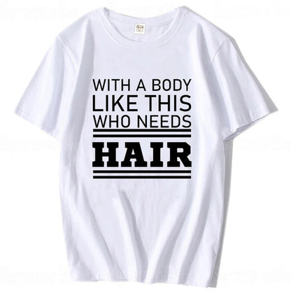 Plus Size Men's Cotton Short-sleeved Summer English Letter Printed T-shirt Top Men - ARCHSHOPE