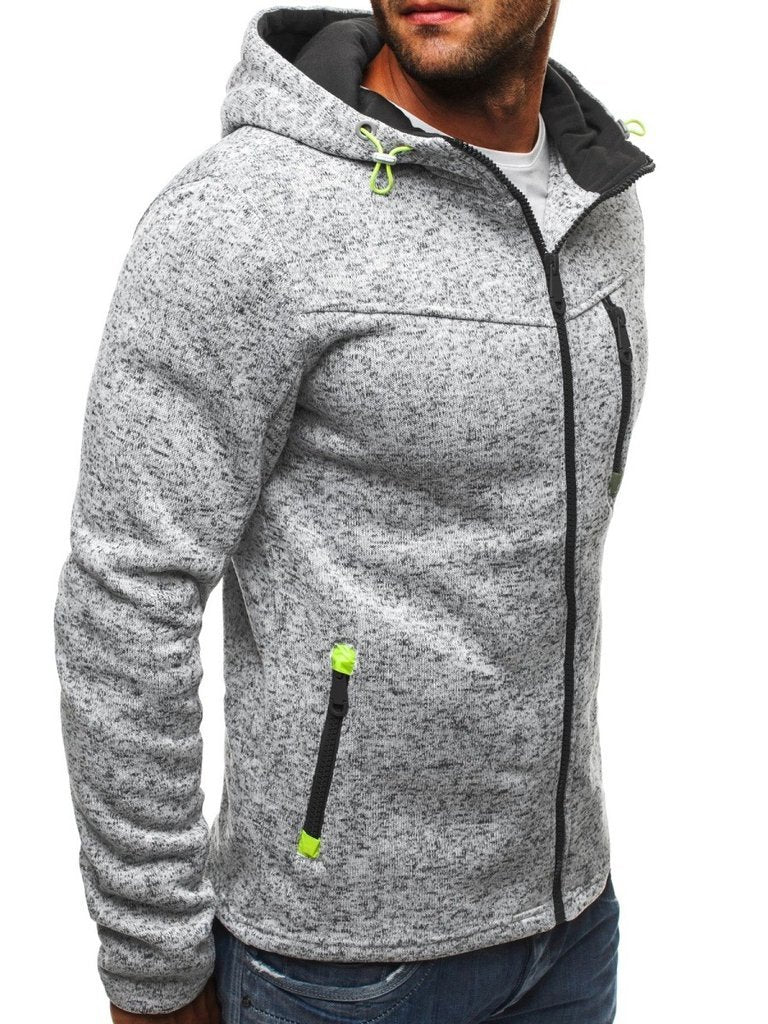 Men's Hoodie Grey Casual Branded Sweater Sweatshirts - ARCHSHOPE