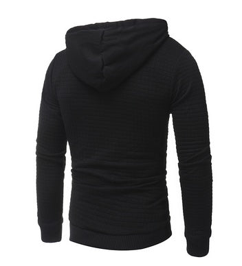 fo Square Pattern Quilted Classic  Men's  Casual Hoodies Men - ARCHSHOPE
