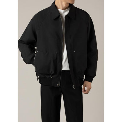 Loose Short Lapels Jacket Men - ARCHSHOPE