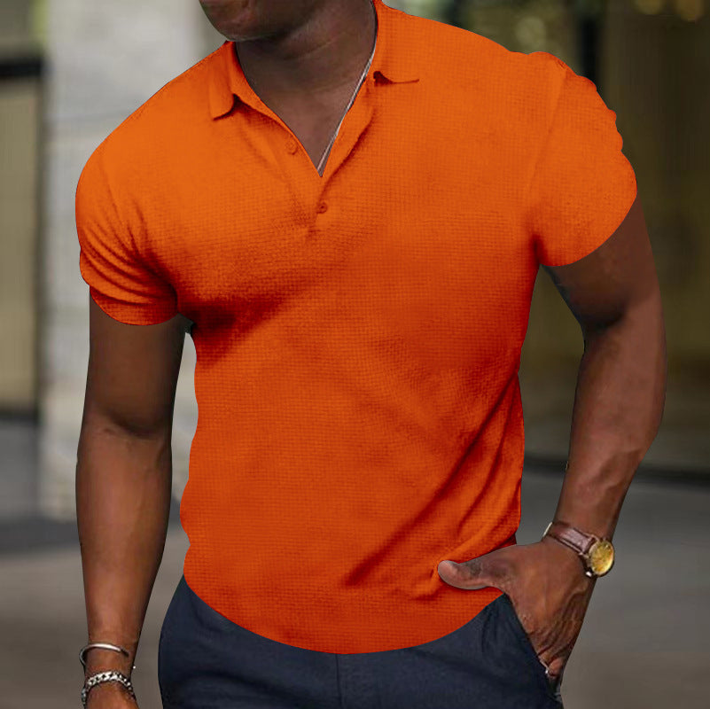 Sports Fitness T-shirt Summer Slim Fit Multi-color Short Sleeve Men's Casual - ARCHSHOPE