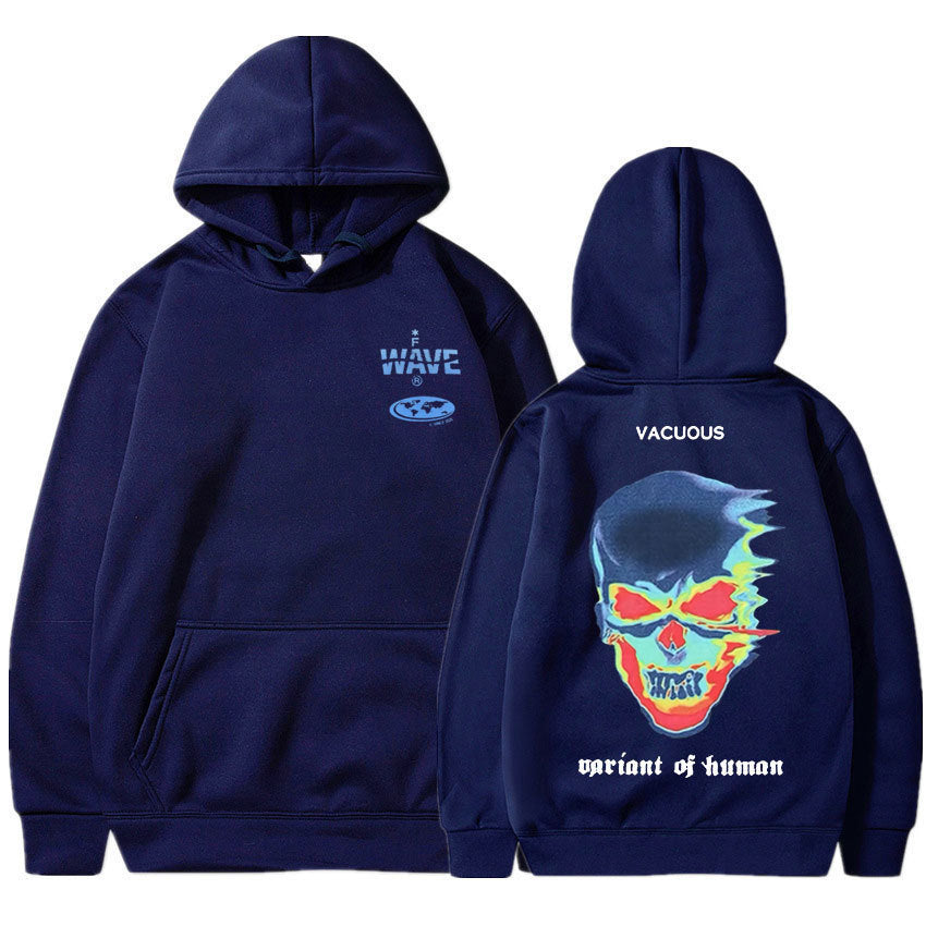 Skeleton Thermal Imaging Graphic Print Hoodie Men Women - ARCHSHOPE