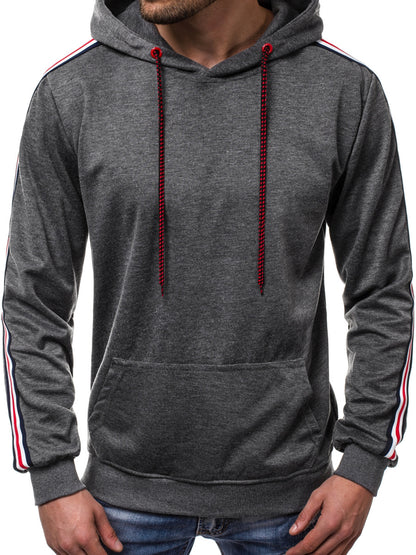 Hoodie Jumper Fashion Line Splicing Mens - ARCHSHOPE