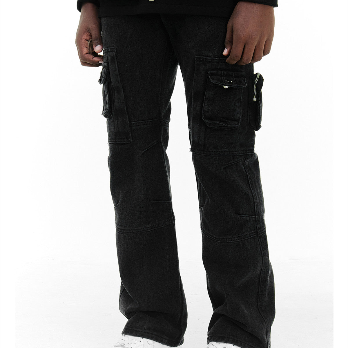 Wide Leg Straight Leg Pants Autumn New Multi Pocket Casual Functional Workwear