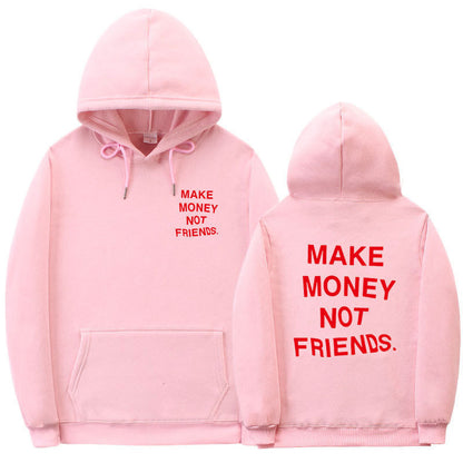 Letter printed Hoodie men's and women's fleece hoodies - ARCHSHOPE