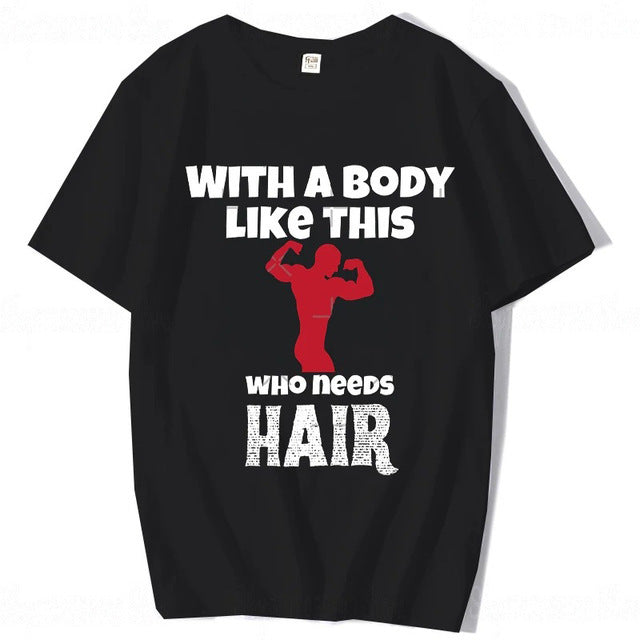 Plus Size Men's Cotton Short-sleeved Summer English Letter Printed T-shirt Top Men - ARCHSHOPE