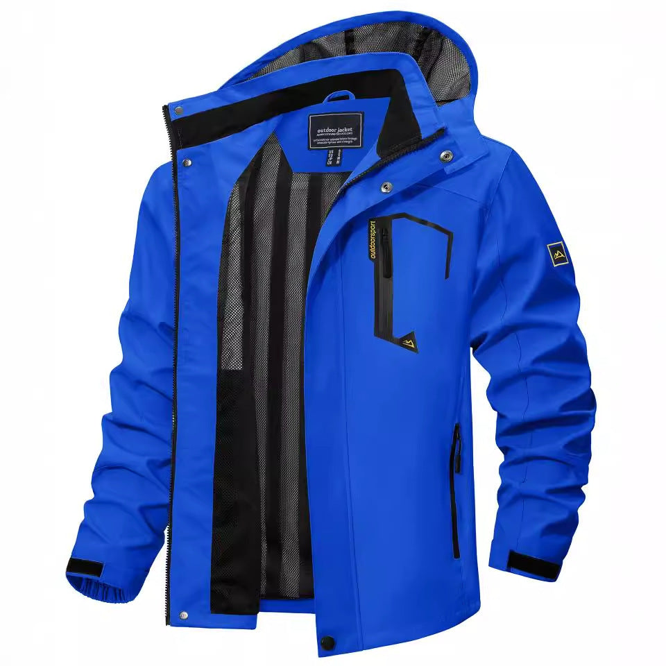 New Casual Fall Men's Long Sleeve Hooded Jacket Coat - ARCHSHOPE