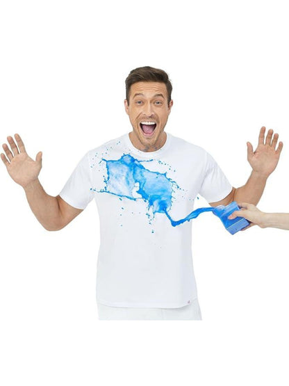 Neat White Basic Crewneck Short Sleeve Cotton Polyester Water Repellent Tops T Shirts Tee For Men - ARCHSHOPE