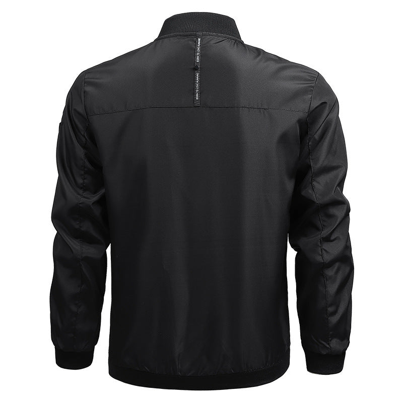 Spring And Autumn Casual Solid Color Men's Coat - ARCHSHOPE