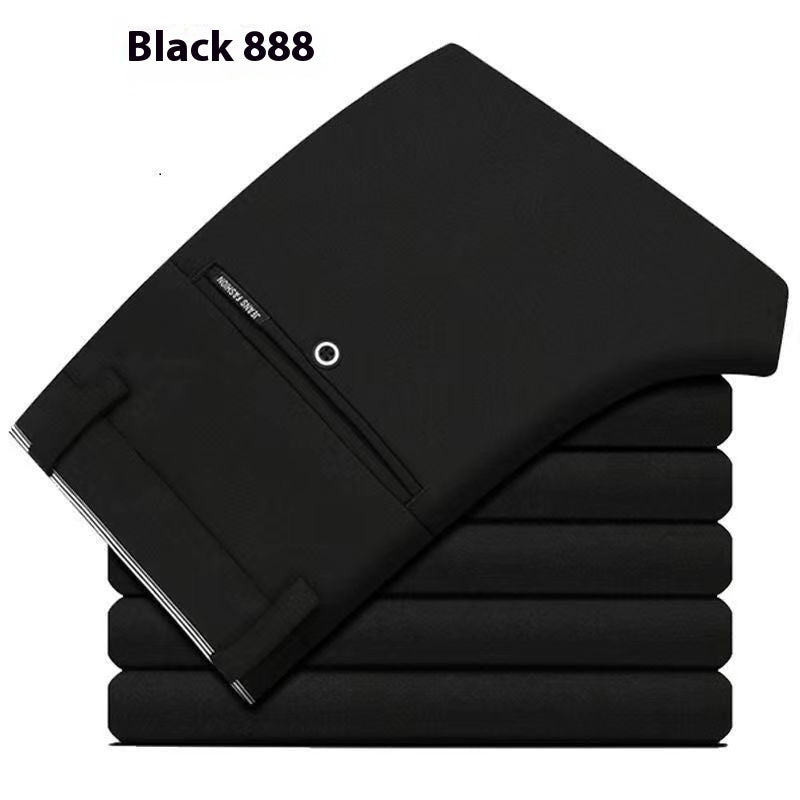 Slim Fit Stretch Pencil Pants Korean Style Suit Pants