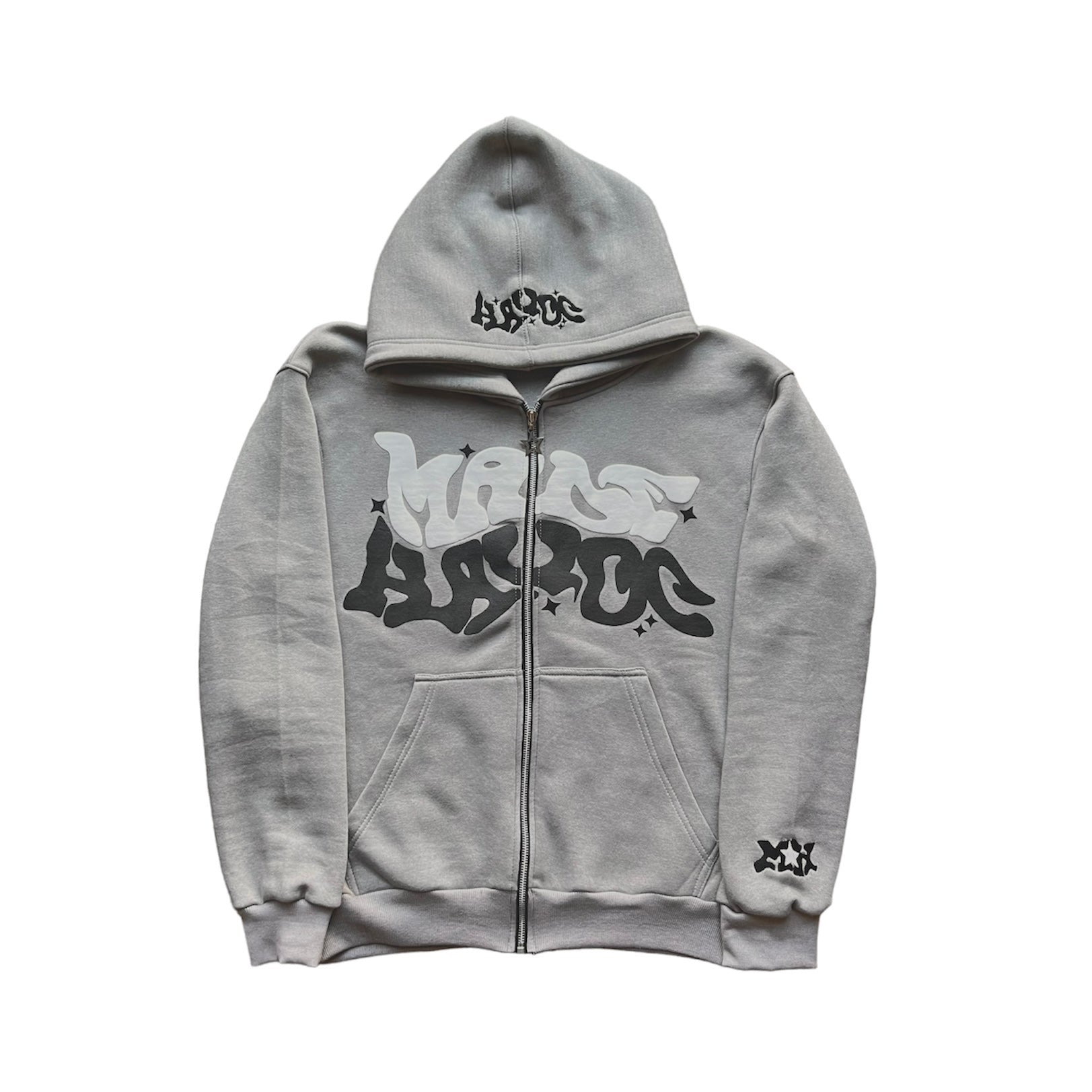 Cartoon Camouflage Printing Stitching Cardigan Zipper Hoodie Teenagers Casual Sweatshirt - ARCHSHOPE