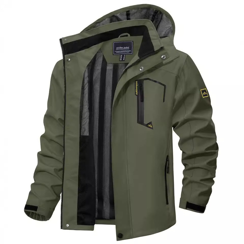 New Casual Fall Men's Long Sleeve Hooded Jacket Coat - ARCHSHOPE