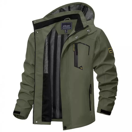 New Casual Fall Men's Long Sleeve Hooded Jacket Coat - ARCHSHOPE