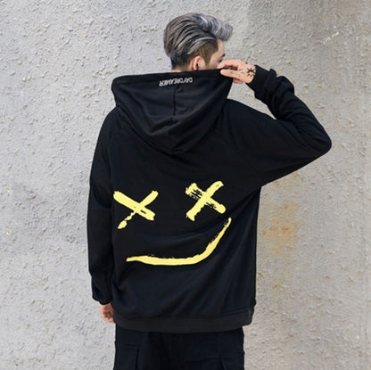 Men's Sweater   Stitching Hit Color Hooded Sweater - ARCHSHOPE
