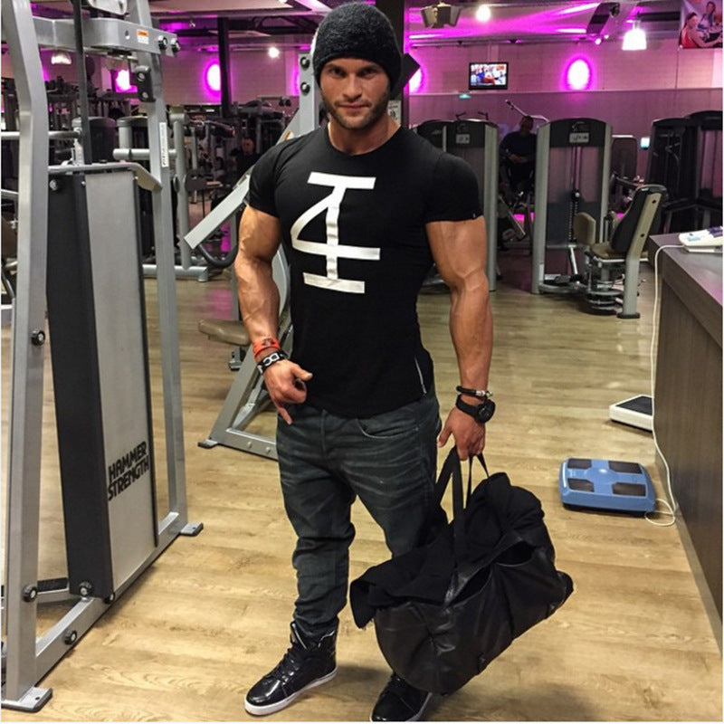 Tight-fitting male short-sleeved training - ARCHSHOPE
