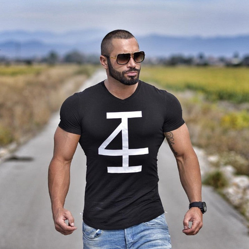 Tight-fitting male short-sleeved training - ARCHSHOPE