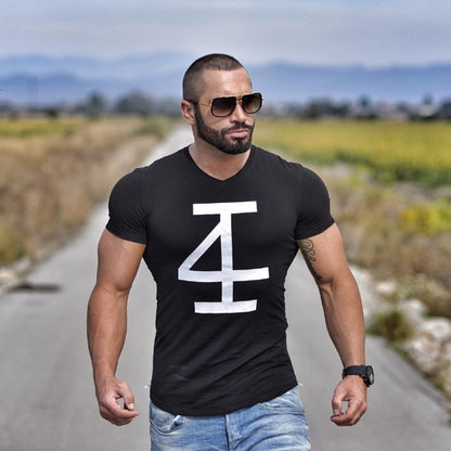 Tight-fitting male short-sleeved training - ARCHSHOPE