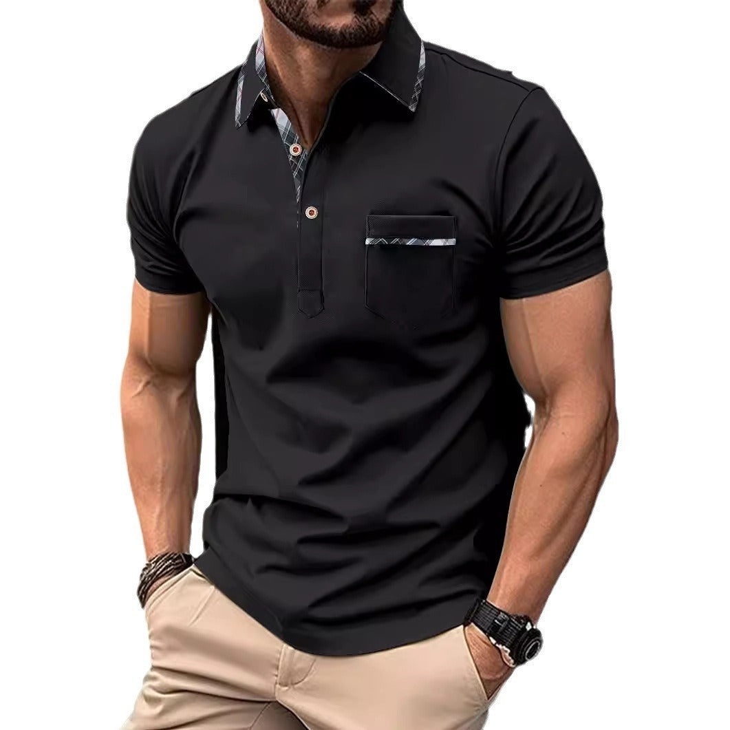 European And American Lapel T-shirt Polo Shirt - ARCHSHOPE