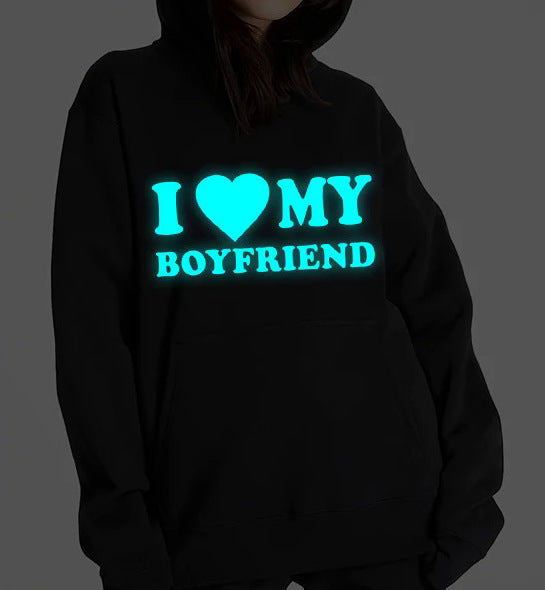 I Love My Boyfriend Girlfriend Hoodie - ARCHSHOPE