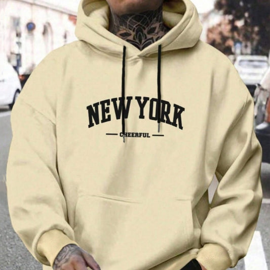 Men's Casual American-style Retro Loose Hooded Sweater - ARCHSHOPE
