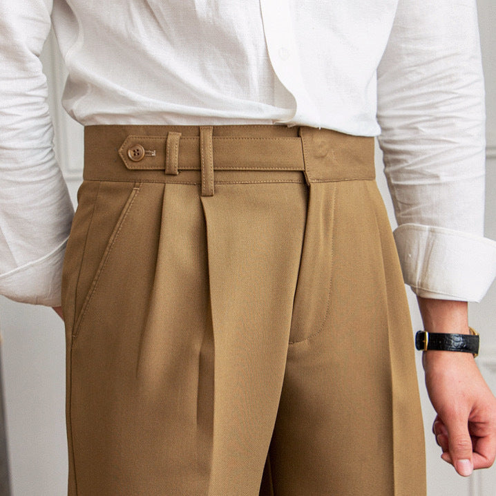 Retro Designer Niche Trendy Suit Pants