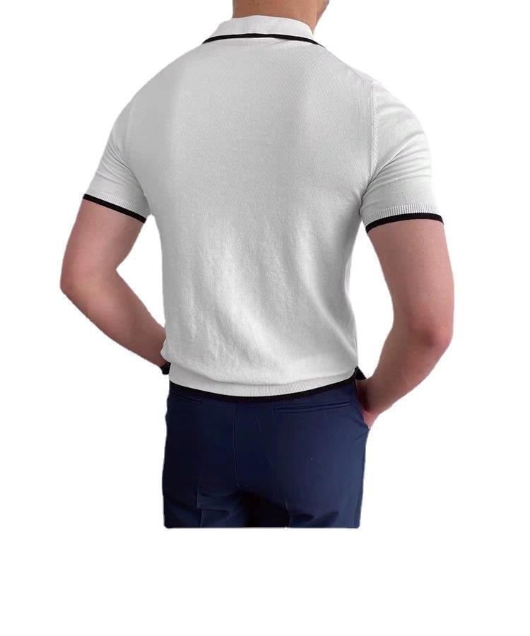 Casual Polo Collar Polo Shirt For Men - ARCHSHOPE