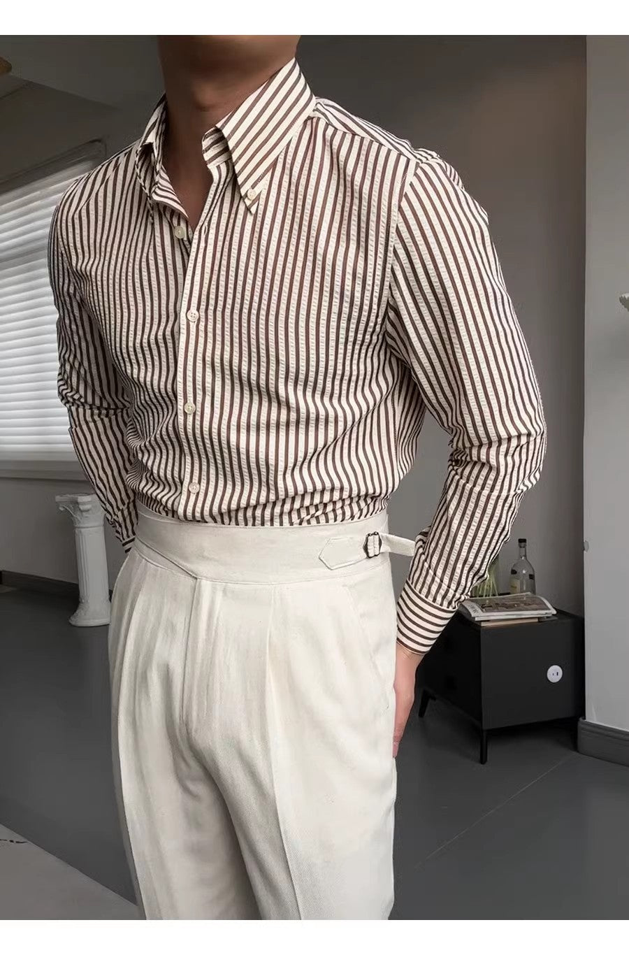 Chemise de la série Spring Seersucker pour homme