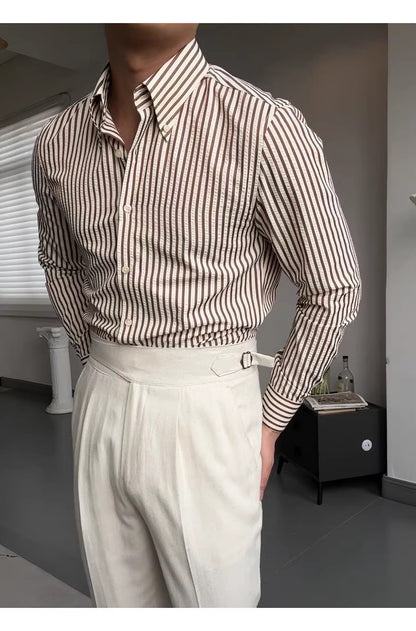 Chemise de la série Spring Seersucker pour homme