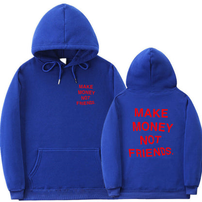 Letter printed Hoodie men's and women's fleece hoodies - ARCHSHOPE