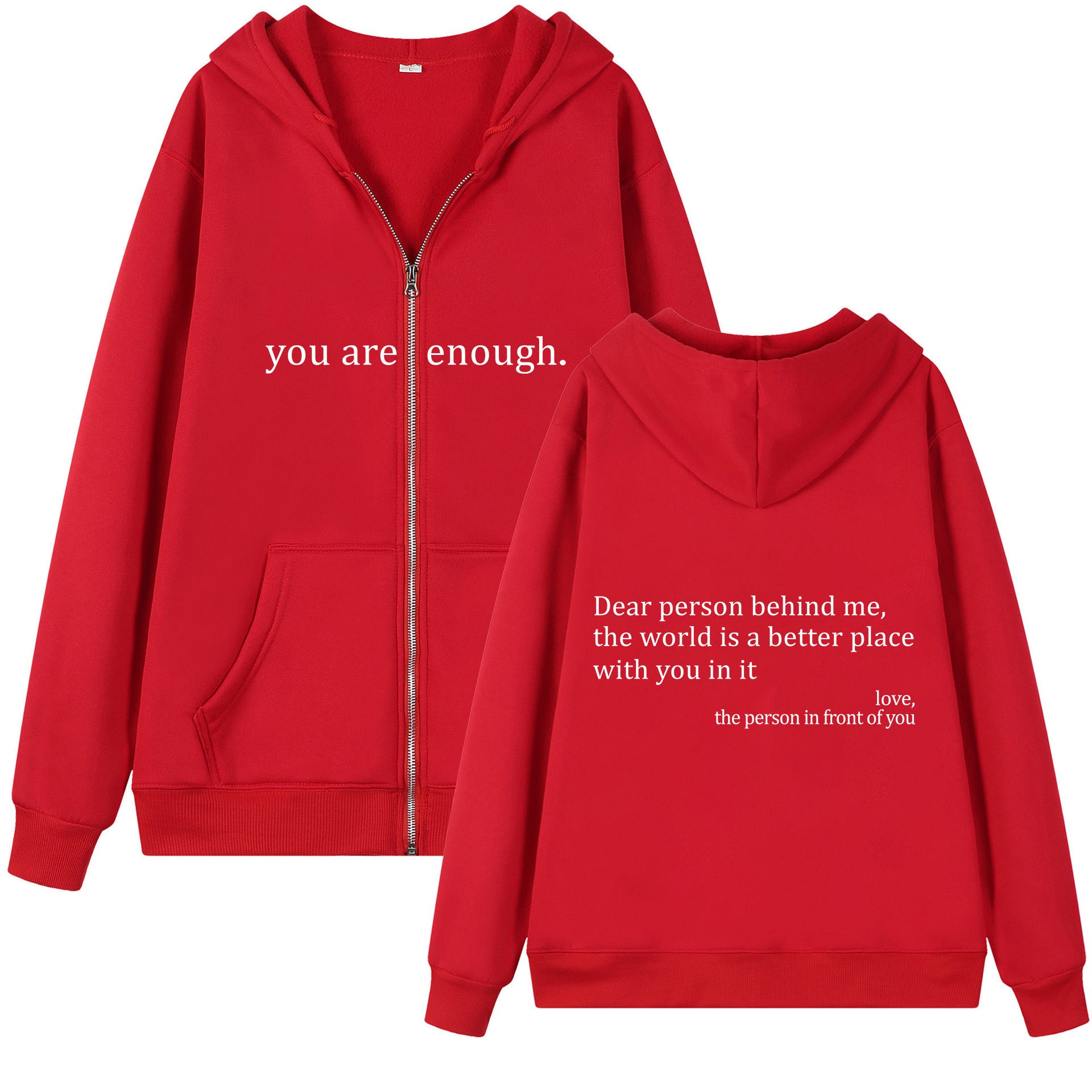 Hoodies Plus Size Sweatshirt Casual Drawstring Zipper Clothes - ARCHSHOPE