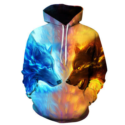 Wolf Printed Hoodies Men 3D Sweatshirt - ARCHSHOPE
