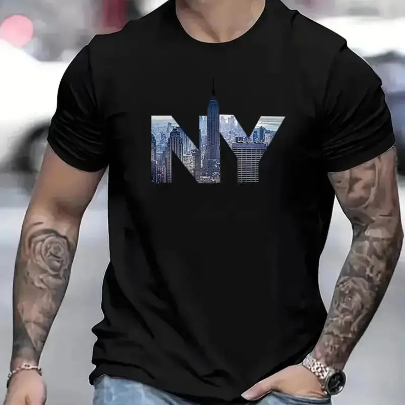 Men's Printed Short-sleeved T-shirt - ARCHSHOPE
